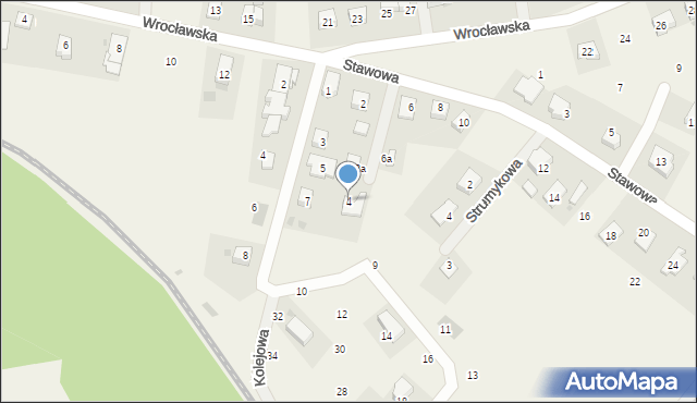 Chrząstawa Mała, Stawowa, 4, mapa Chrząstawa Mała