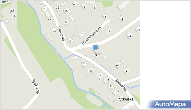 Ciężkowice, Stawiska, 41, mapa Ciężkowice