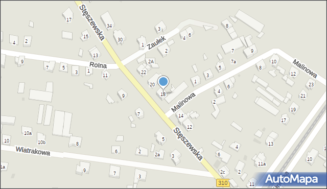 Czempiń, Stęszewska, 18, mapa Czempiń