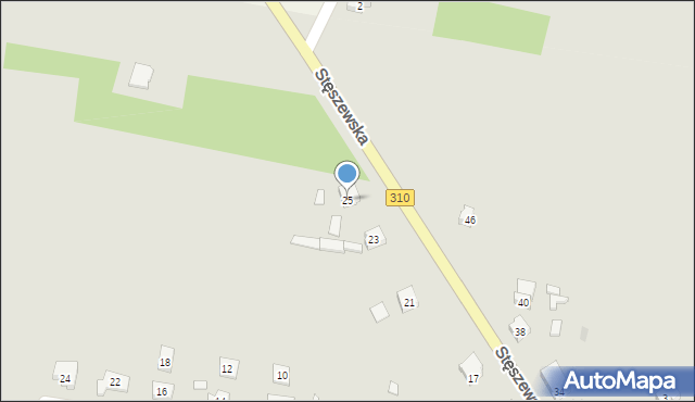 Czempiń, Stęszewska, 25, mapa Czempiń