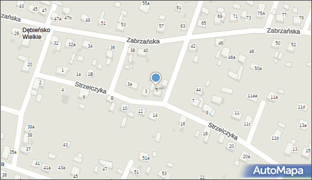 Czerwionka-Leszczyny, Strzelczyka, 5, mapa Czerwionka-Leszczyny