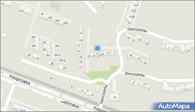 Dąbrowa Górnicza, Storczyków, 13, mapa Dąbrowa Górnicza