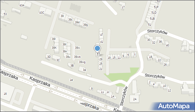 Dąbrowa Górnicza, Storczyków, 31, mapa Dąbrowa Górnicza