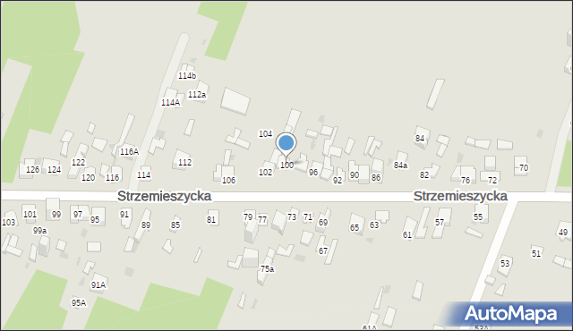 Dąbrowa Górnicza, Strzemieszycka, 100, mapa Dąbrowa Górnicza