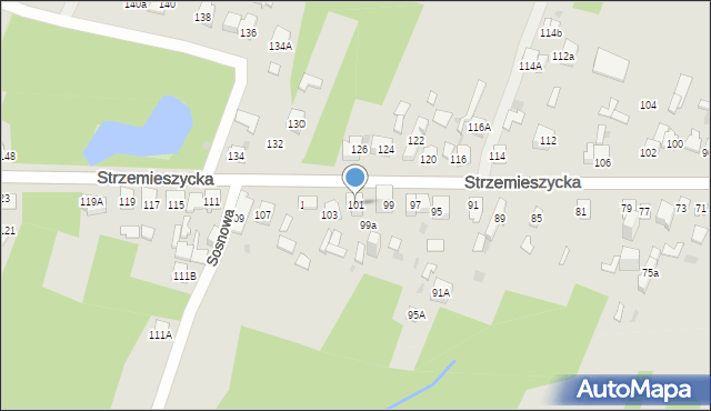 Dąbrowa Górnicza, Strzemieszycka, 101, mapa Dąbrowa Górnicza