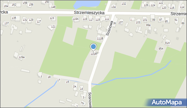 Dąbrowa Górnicza, Strzemieszycka, 111A, mapa Dąbrowa Górnicza