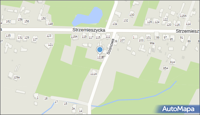 Dąbrowa Górnicza, Strzemieszycka, 111B, mapa Dąbrowa Górnicza