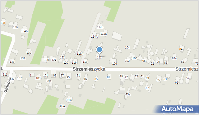 Dąbrowa Górnicza, Strzemieszycka, 112, mapa Dąbrowa Górnicza