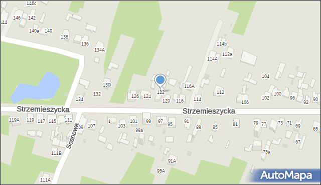 Dąbrowa Górnicza, Strzemieszycka, 122, mapa Dąbrowa Górnicza