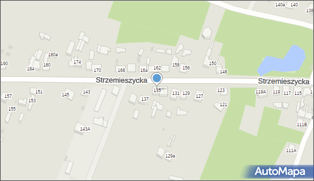 Dąbrowa Górnicza, Strzemieszycka, 135, mapa Dąbrowa Górnicza