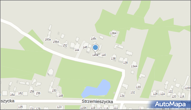 Dąbrowa Górnicza, Strzemieszycka, 140a, mapa Dąbrowa Górnicza