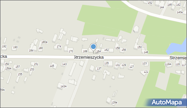 Dąbrowa Górnicza, Strzemieszycka, 166, mapa Dąbrowa Górnicza