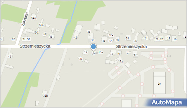 Dąbrowa Górnicza, Strzemieszycka, 17, mapa Dąbrowa Górnicza