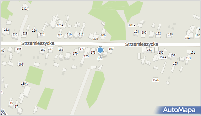 Dąbrowa Górnicza, Strzemieszycka, 171, mapa Dąbrowa Górnicza