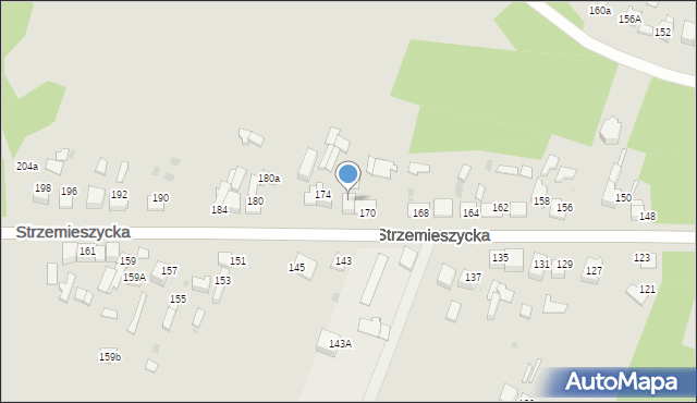 Dąbrowa Górnicza, Strzemieszycka, 172, mapa Dąbrowa Górnicza