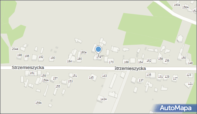 Dąbrowa Górnicza, Strzemieszycka, 174, mapa Dąbrowa Górnicza