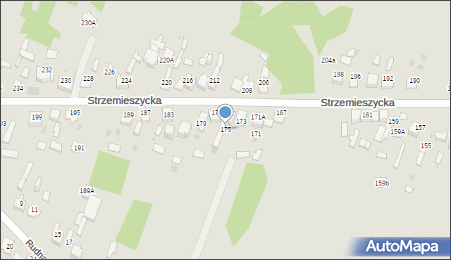 Dąbrowa Górnicza, Strzemieszycka, 175, mapa Dąbrowa Górnicza