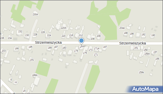 Dąbrowa Górnicza, Strzemieszycka, 177, mapa Dąbrowa Górnicza