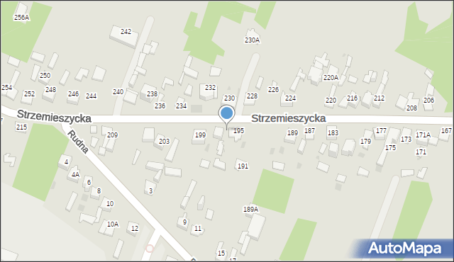 Dąbrowa Górnicza, Strzemieszycka, 197, mapa Dąbrowa Górnicza