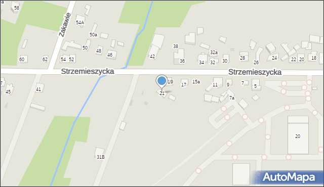 Dąbrowa Górnicza, Strzemieszycka, 21, mapa Dąbrowa Górnicza