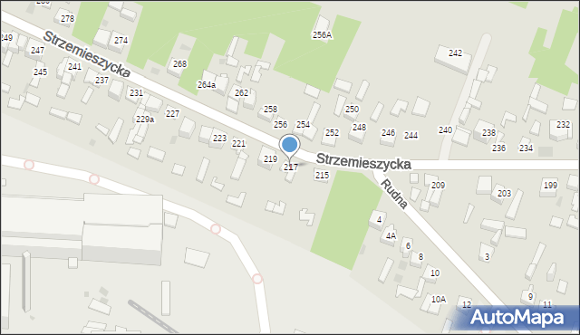 Dąbrowa Górnicza, Strzemieszycka, 217, mapa Dąbrowa Górnicza