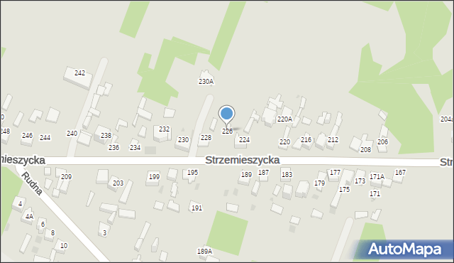 Dąbrowa Górnicza, Strzemieszycka, 226, mapa Dąbrowa Górnicza