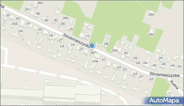 Dąbrowa Górnicza, Strzemieszycka, 231, mapa Dąbrowa Górnicza