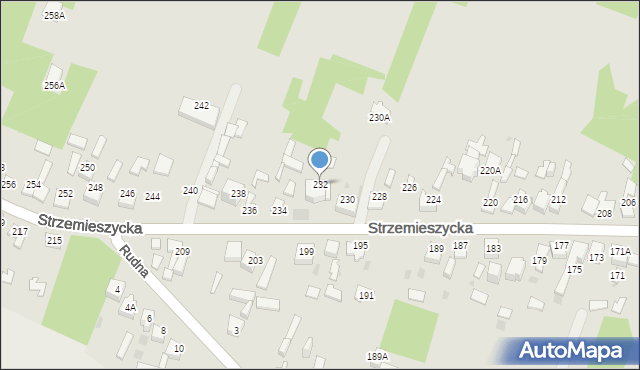 Dąbrowa Górnicza, Strzemieszycka, 232, mapa Dąbrowa Górnicza