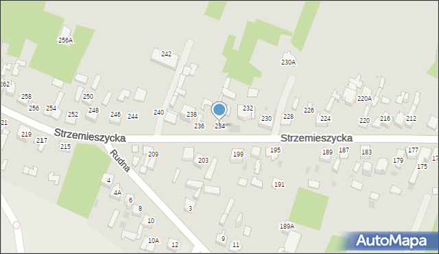 Dąbrowa Górnicza, Strzemieszycka, 234, mapa Dąbrowa Górnicza