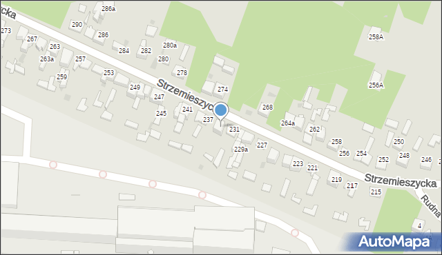 Dąbrowa Górnicza, Strzemieszycka, 235, mapa Dąbrowa Górnicza