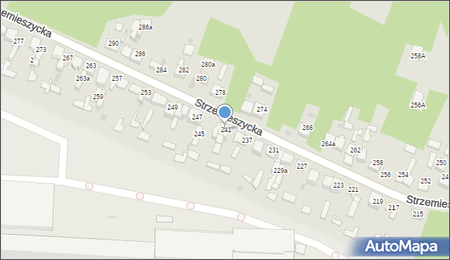 Dąbrowa Górnicza, Strzemieszycka, 241, mapa Dąbrowa Górnicza