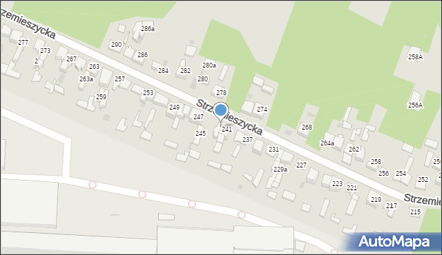 Dąbrowa Górnicza, Strzemieszycka, 243, mapa Dąbrowa Górnicza