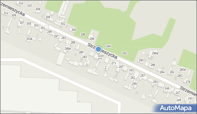 Dąbrowa Górnicza, Strzemieszycka, 281, mapa Dąbrowa Górnicza