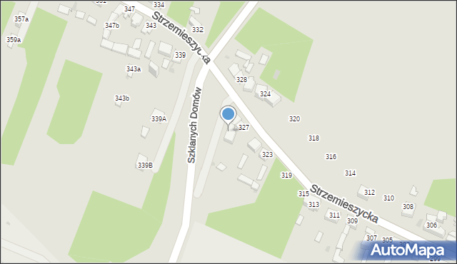 Dąbrowa Górnicza, Strzemieszycka, 329a, mapa Dąbrowa Górnicza
