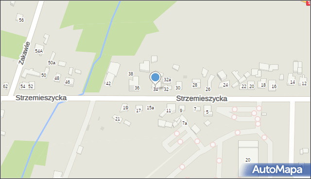 Dąbrowa Górnicza, Strzemieszycka, 34, mapa Dąbrowa Górnicza