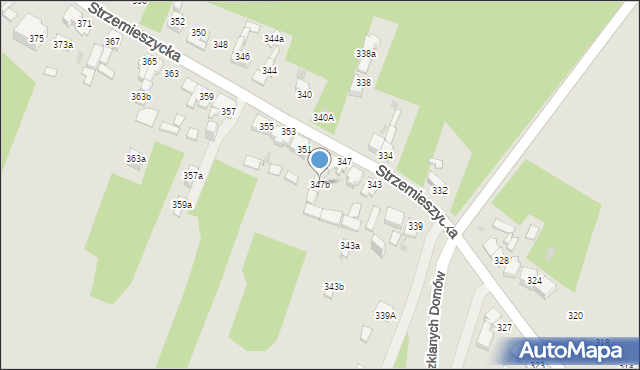 Dąbrowa Górnicza, Strzemieszycka, 347b, mapa Dąbrowa Górnicza