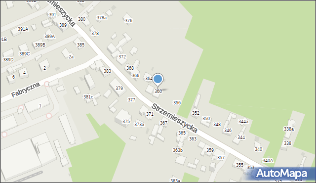 Dąbrowa Górnicza, Strzemieszycka, 360, mapa Dąbrowa Górnicza