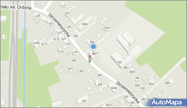 Dąbrowa Górnicza, Strzemieszycka, 392, mapa Dąbrowa Górnicza