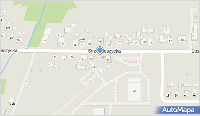 Dąbrowa Górnicza, Strzemieszycka, 7, mapa Dąbrowa Górnicza