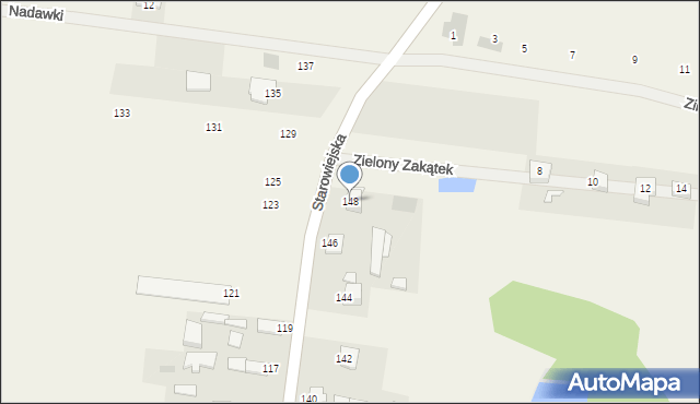 Dąbrówki, Starowiejska, 148, mapa Dąbrówki