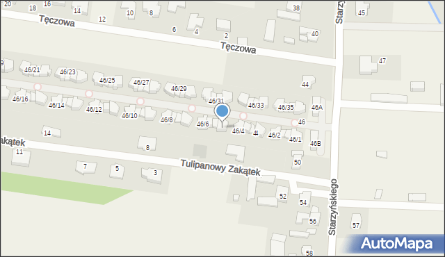 Dawidy Bankowe, Starzyńskiego, 46/5, mapa Dawidy Bankowe