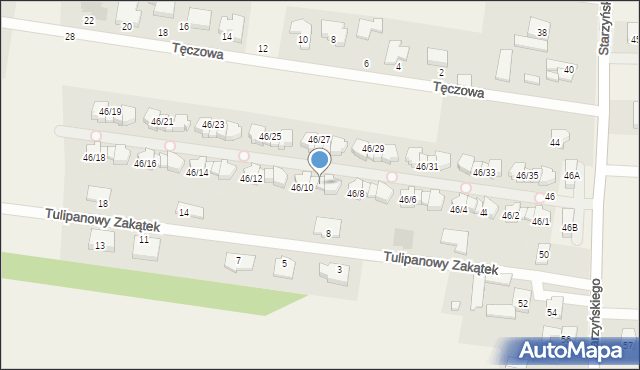 Dawidy Bankowe, Starzyńskiego, 48/9, mapa Dawidy Bankowe