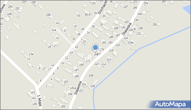 Dęblin, Stawska, 175, mapa Dęblin