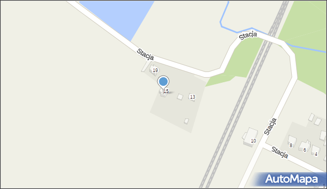 Dębska Wola, Stacja, 17, mapa Dębska Wola