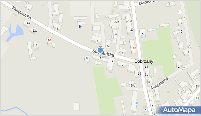 Dobrzany, Stargardzka, 6, mapa Dobrzany