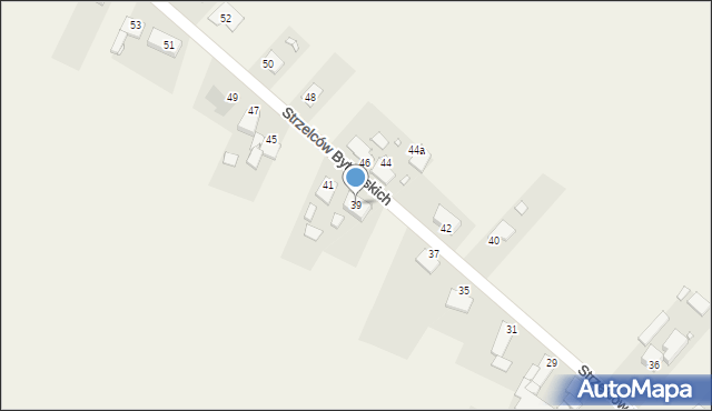 Dobrzeń Wielki, Strzelców Bytomskich, 39, mapa Dobrzeń Wielki