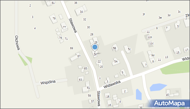 Dobrzykowice, Stawowa, 24, mapa Dobrzykowice