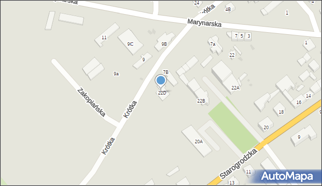 Drawsko Pomorskie, Starogrodzka, 22D, mapa Drawsko Pomorskie