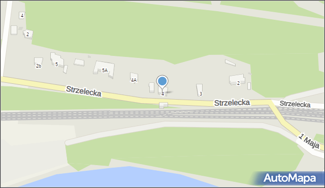 Drezdenko, Strzelecka, 4, mapa Drezdenko