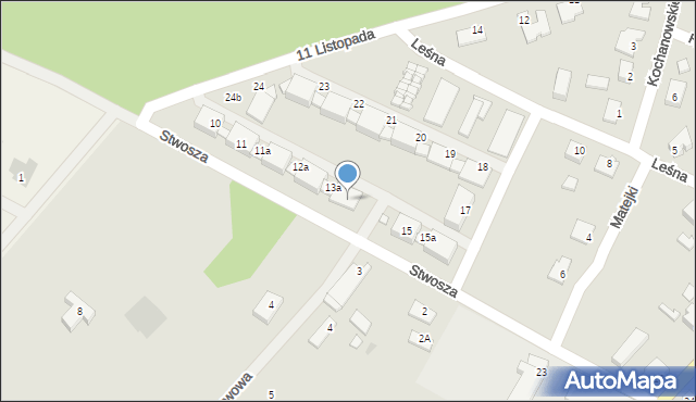 Drezdenko, Stwosza Wita, 14, mapa Drezdenko